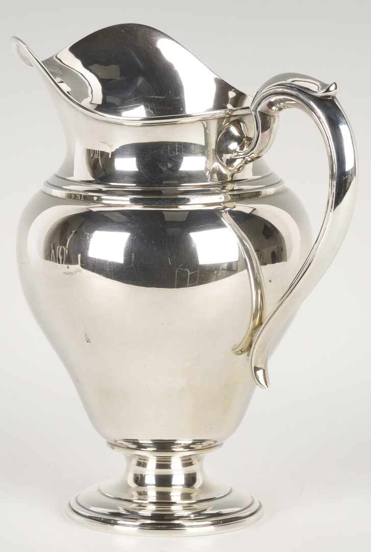 Lot 851: LaPierre Sterling Silver Water Pitcher