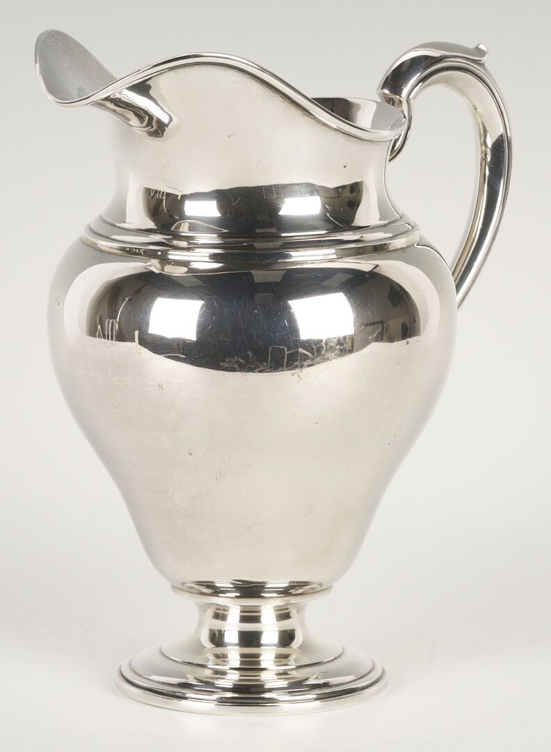 Lot 851: LaPierre Sterling Silver Water Pitcher