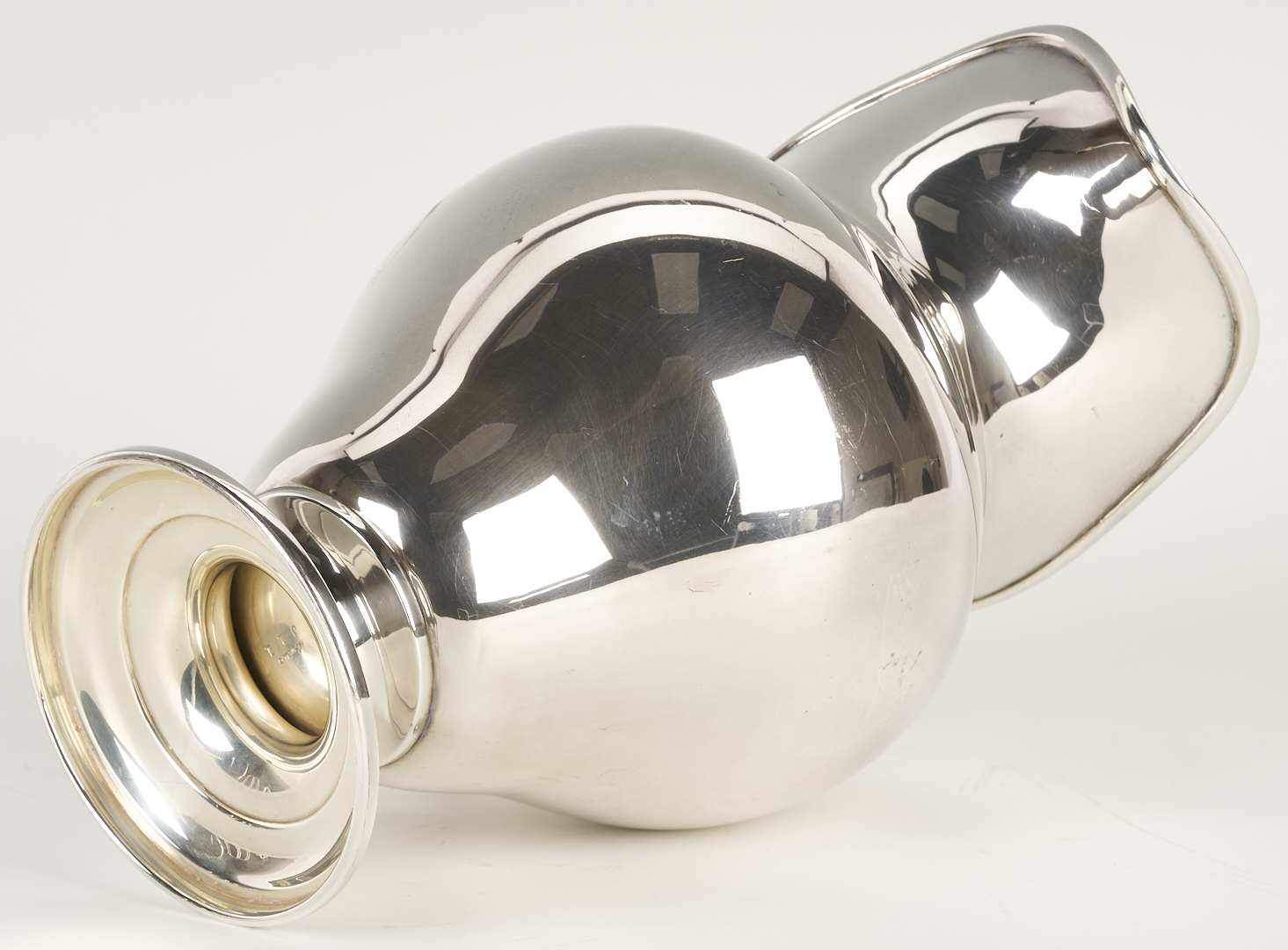 Lot 851: LaPierre Sterling Silver Water Pitcher