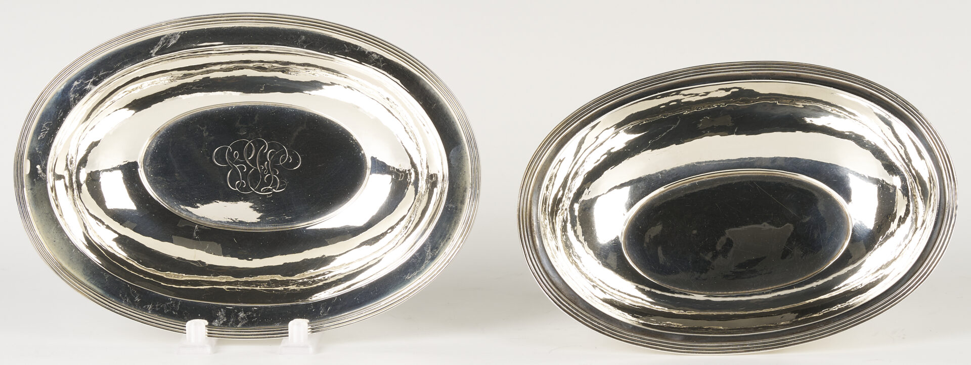 Lot 852: Sterling Entree Dish and Old Sheffield Champagne Cooler