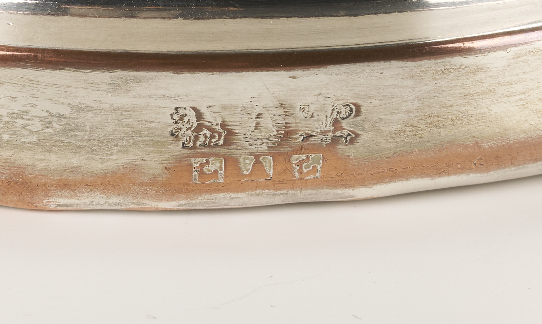 Lot 852: Sterling Entree Dish and Old Sheffield Champagne Cooler