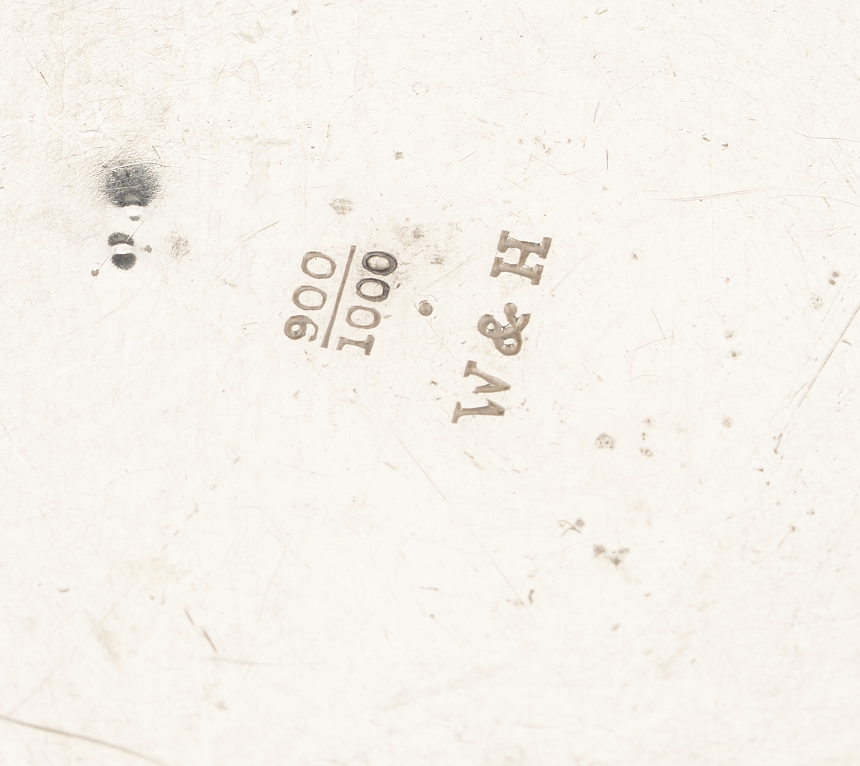 Lot 853: Antique Sterling Basket plus 2 Wood and Hughes Salts and Candy Bowl