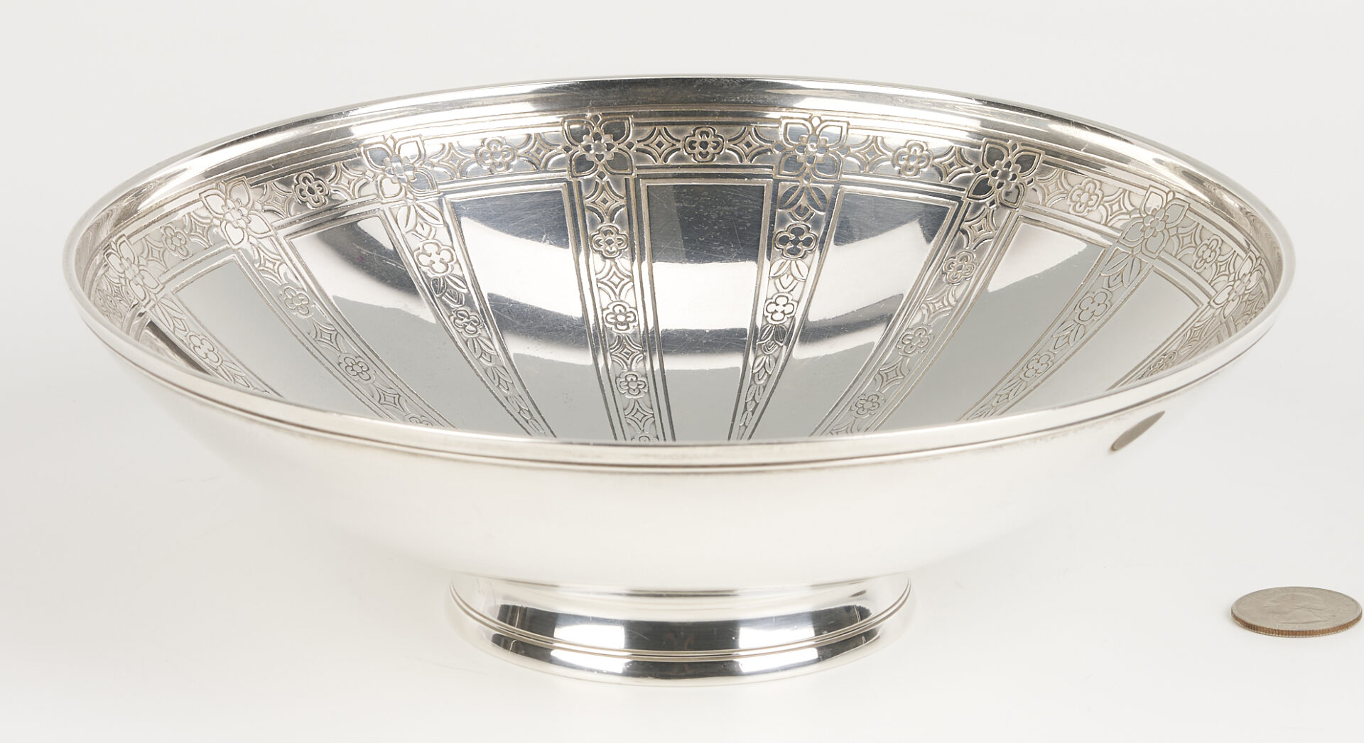 Lot 857: Tiffany Sterling NY Yacht Club Trophy Bowl, 1929