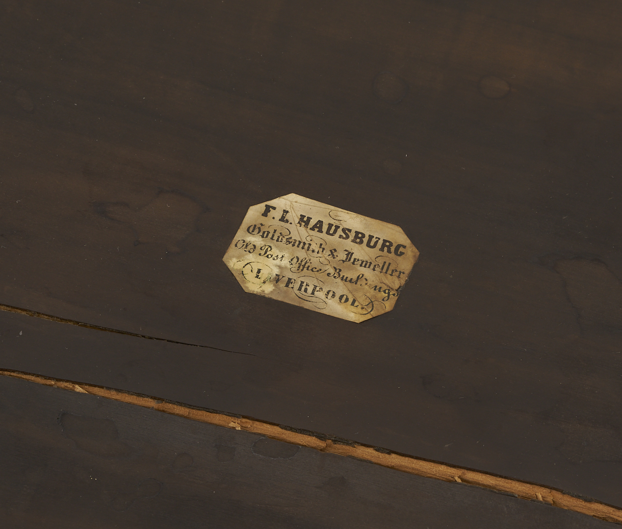 Lot 858: Boulle Marquetry Double Inkstand Plus Bottle Case