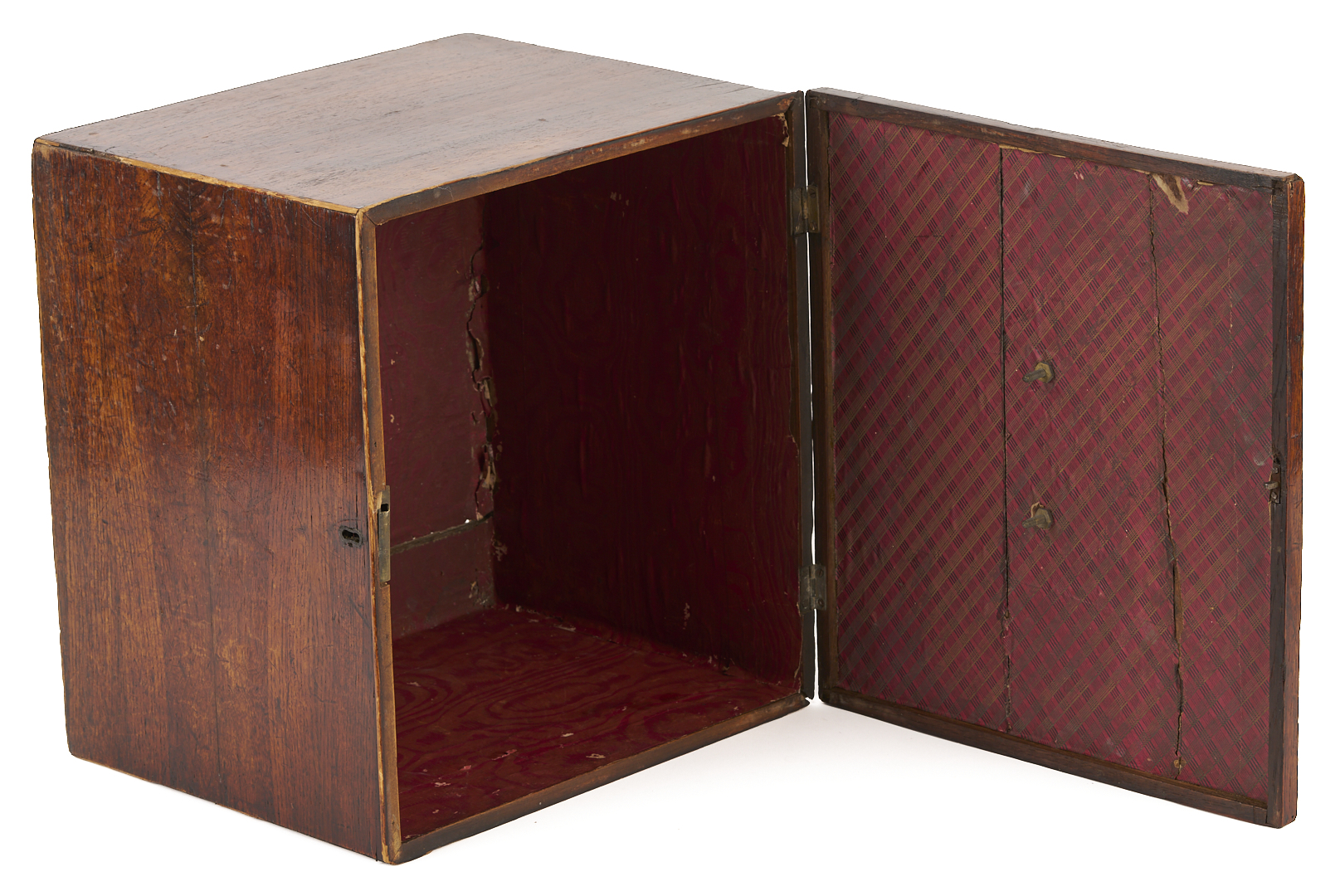 Lot 858: Boulle Marquetry Double Inkstand Plus Bottle Case