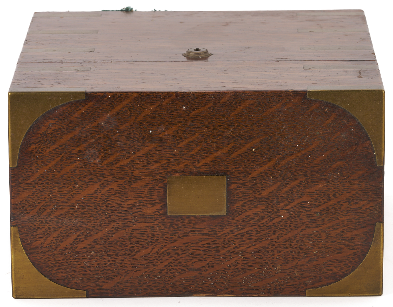 Lot 859: 3 Brass Bound or Inlay Wooden Boxes