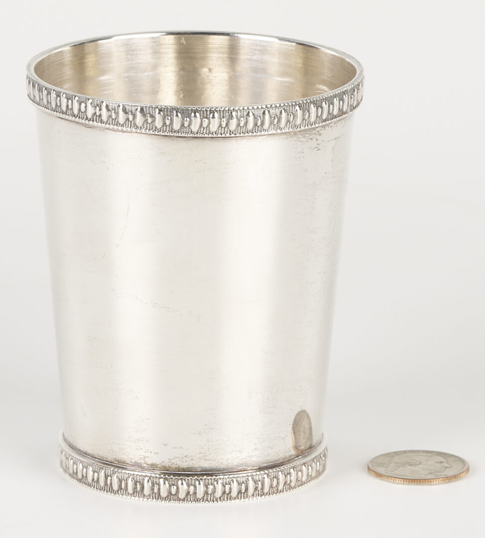 Lot 85: Kentucky Coin Silver Julep Cup by William Kendrick