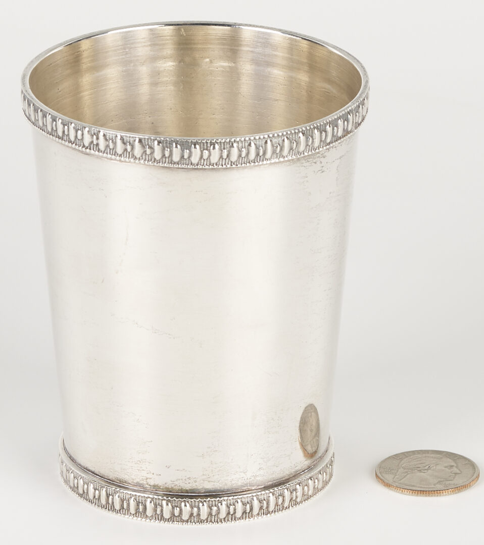 Lot 85: Kentucky Coin Silver Julep Cup by William Kendrick