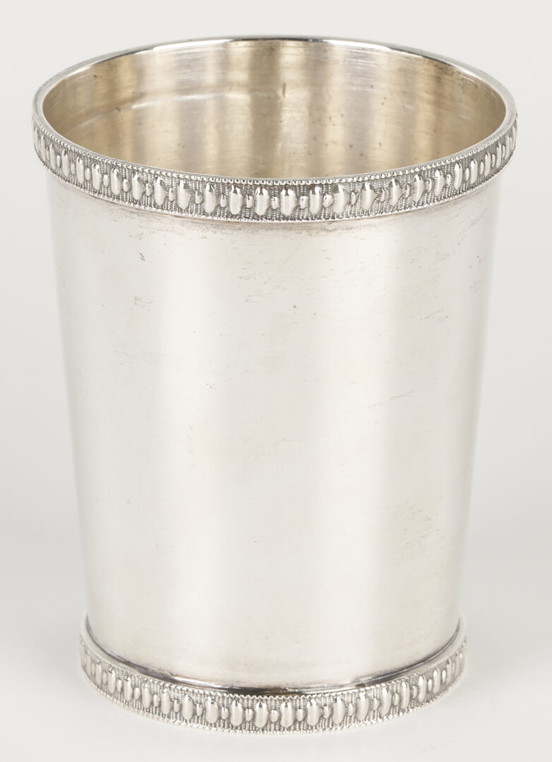 Lot 85: Kentucky Coin Silver Julep Cup by William Kendrick