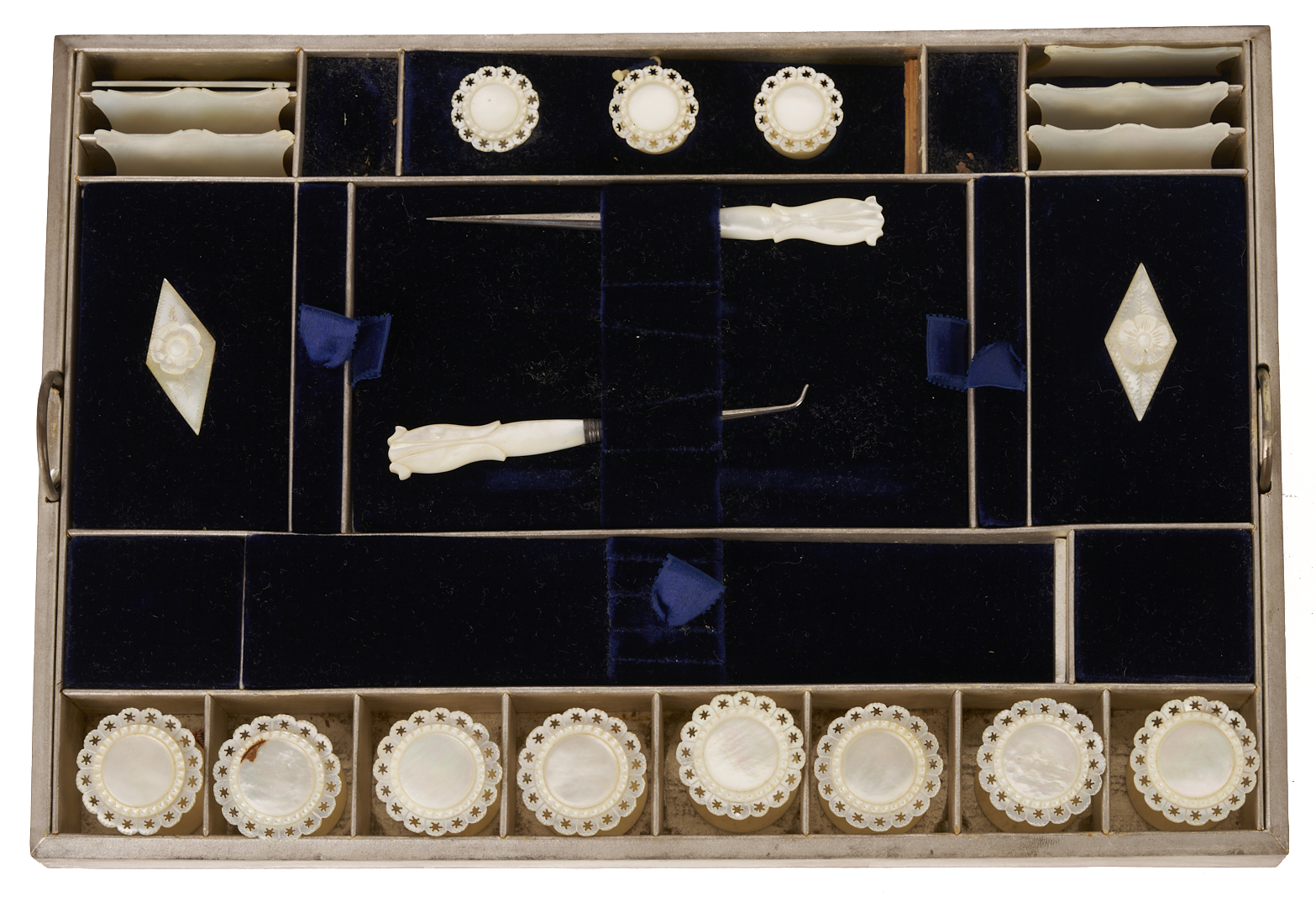 Lot 860: Toulmin & Gale Coromandel Sewing & Writing Box w/ Stand