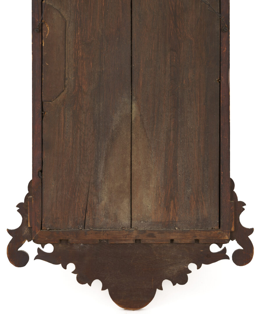 Lot 861: American Cherry Chippendale Style Mirror