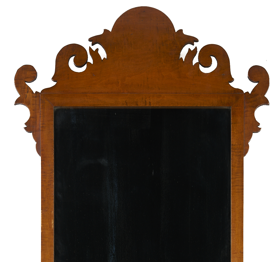 Lot 861: American Cherry Chippendale Style Mirror