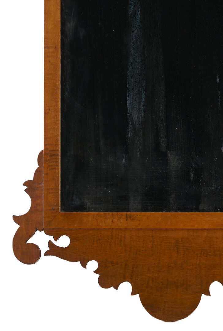 Lot 861: American Cherry Chippendale Style Mirror