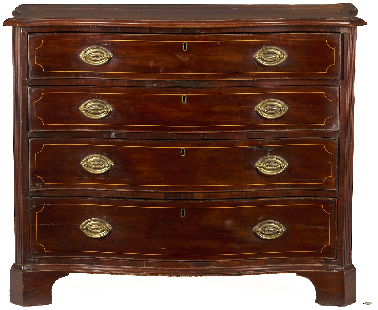 Lot 862: English Georgian Style Mahogany Chest