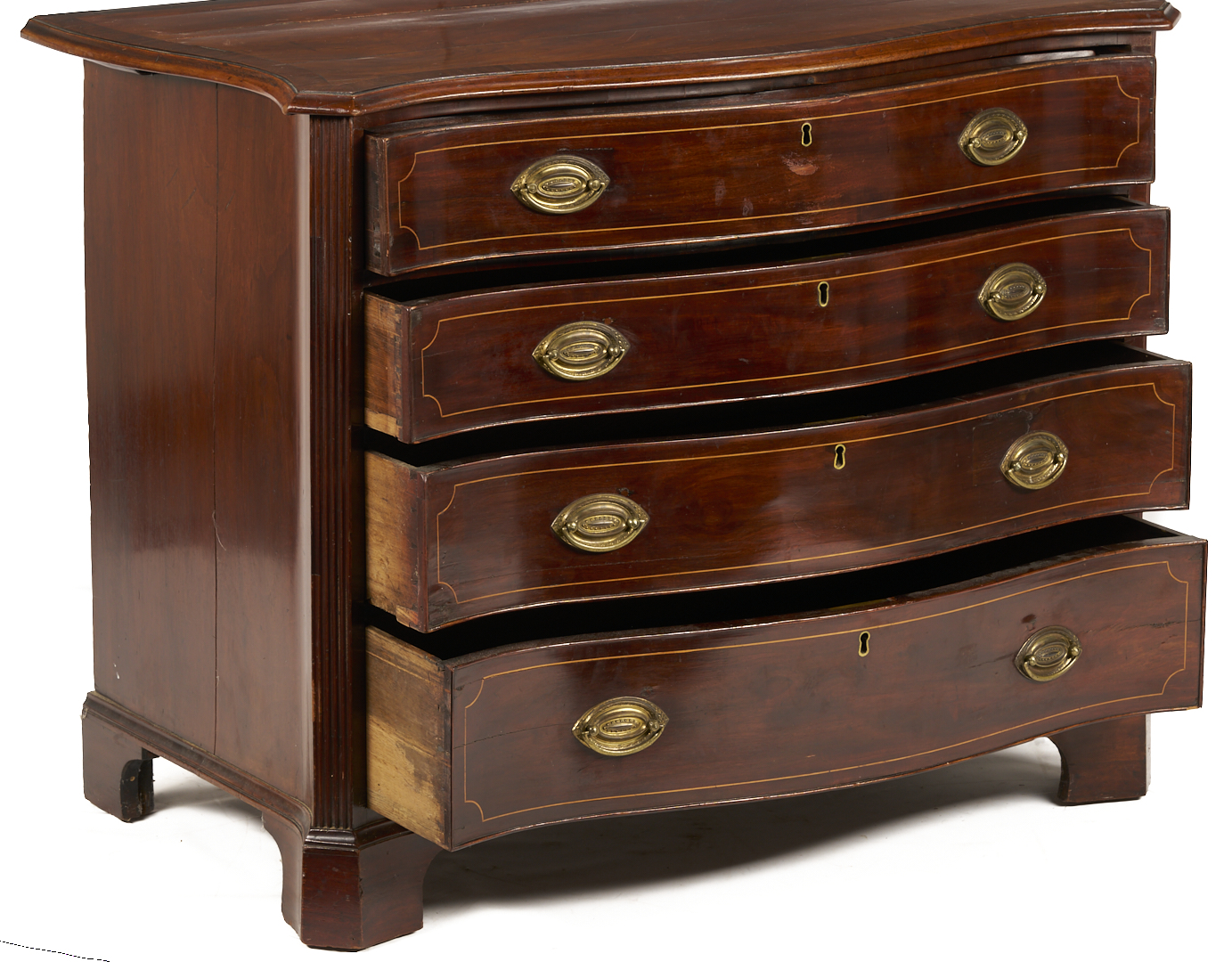 Lot 862: English Georgian Style Mahogany Chest