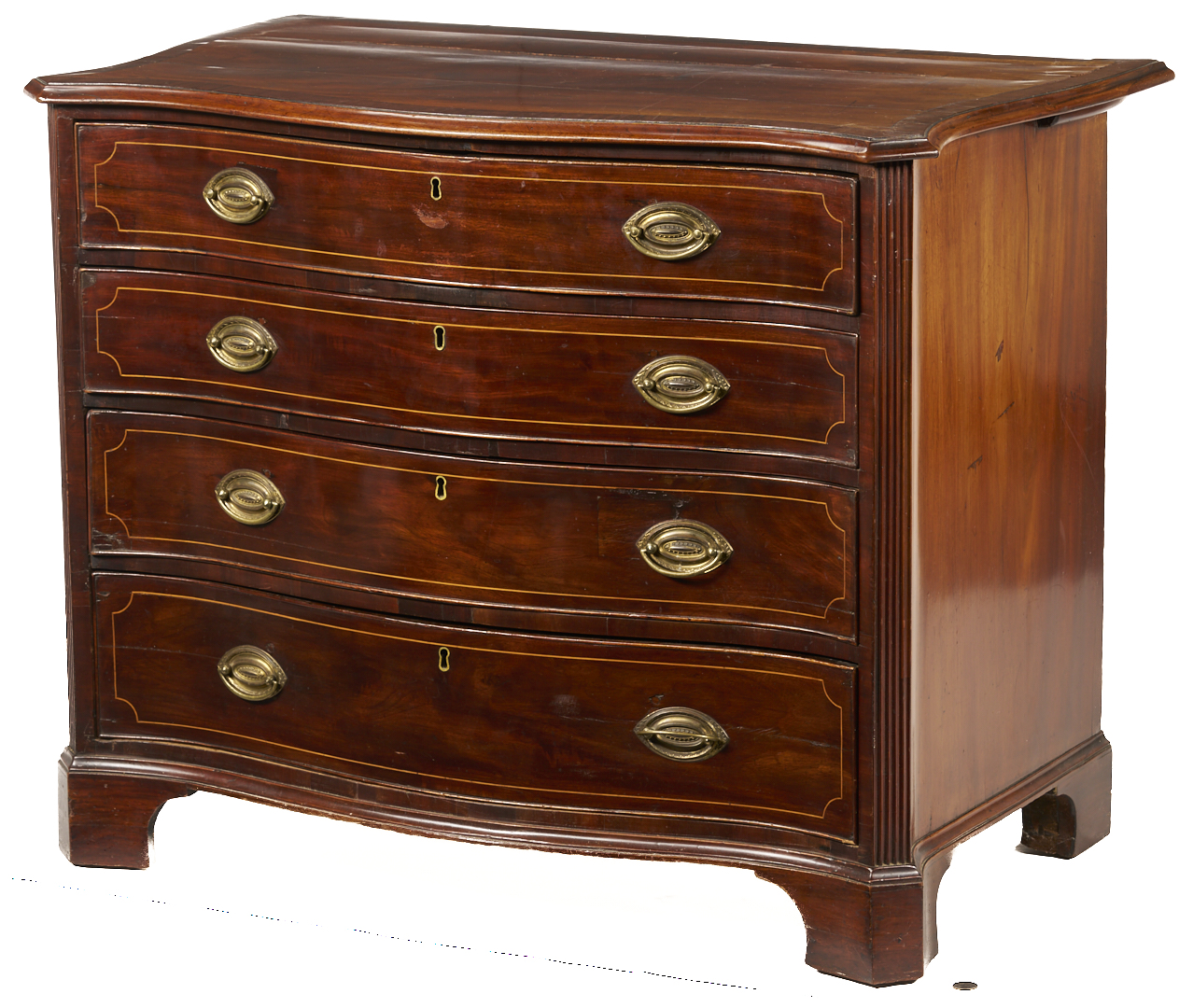 Lot 862: English Georgian Style Mahogany Chest