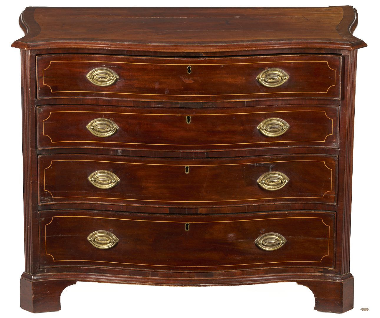Lot 862: English Georgian Style Mahogany Chest