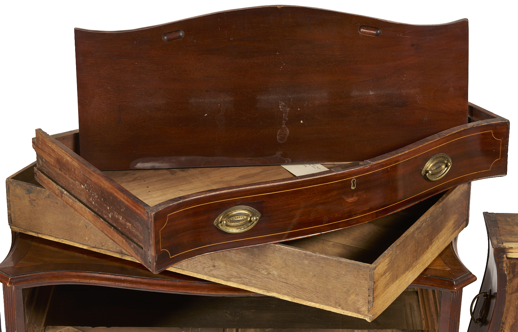 Lot 862: English Georgian Style Mahogany Chest