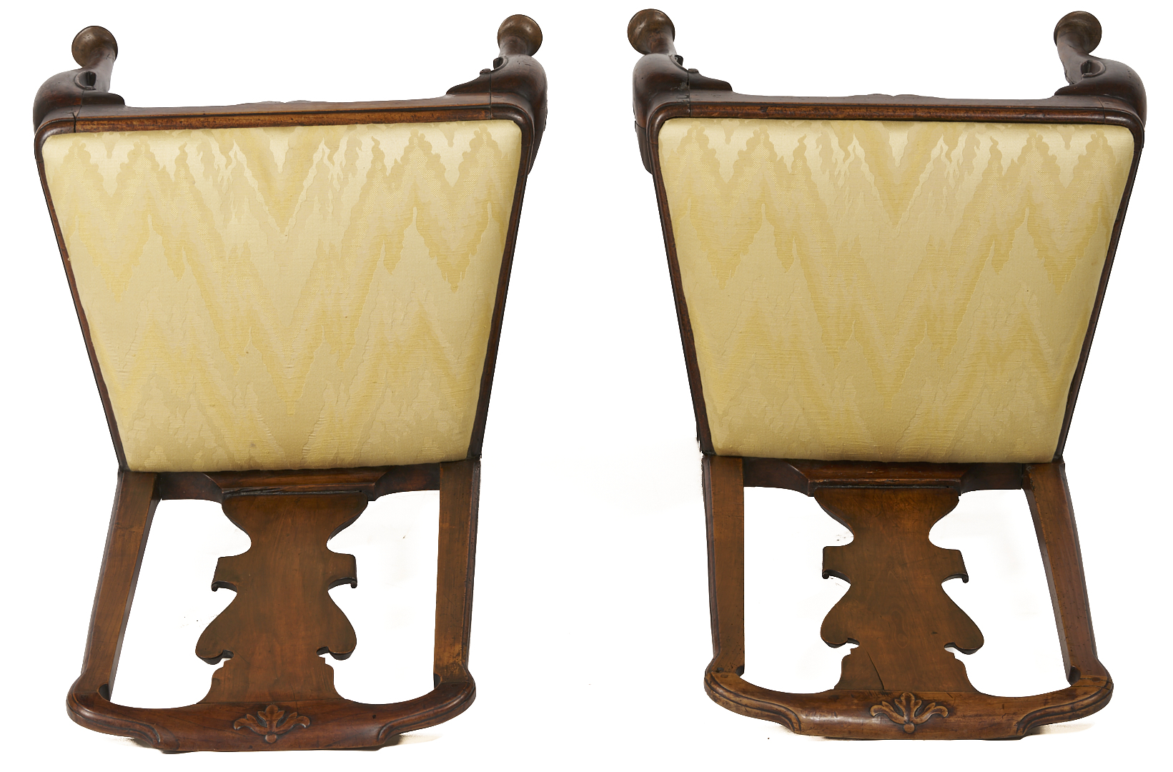 Lot 863: Pair Queen Anne Period Chairs