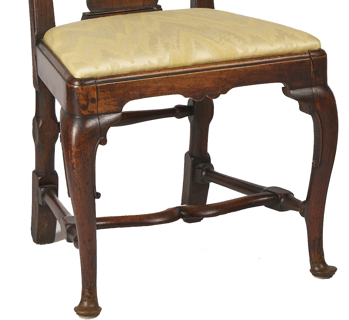 Lot 863: Pair Queen Anne Period Chairs