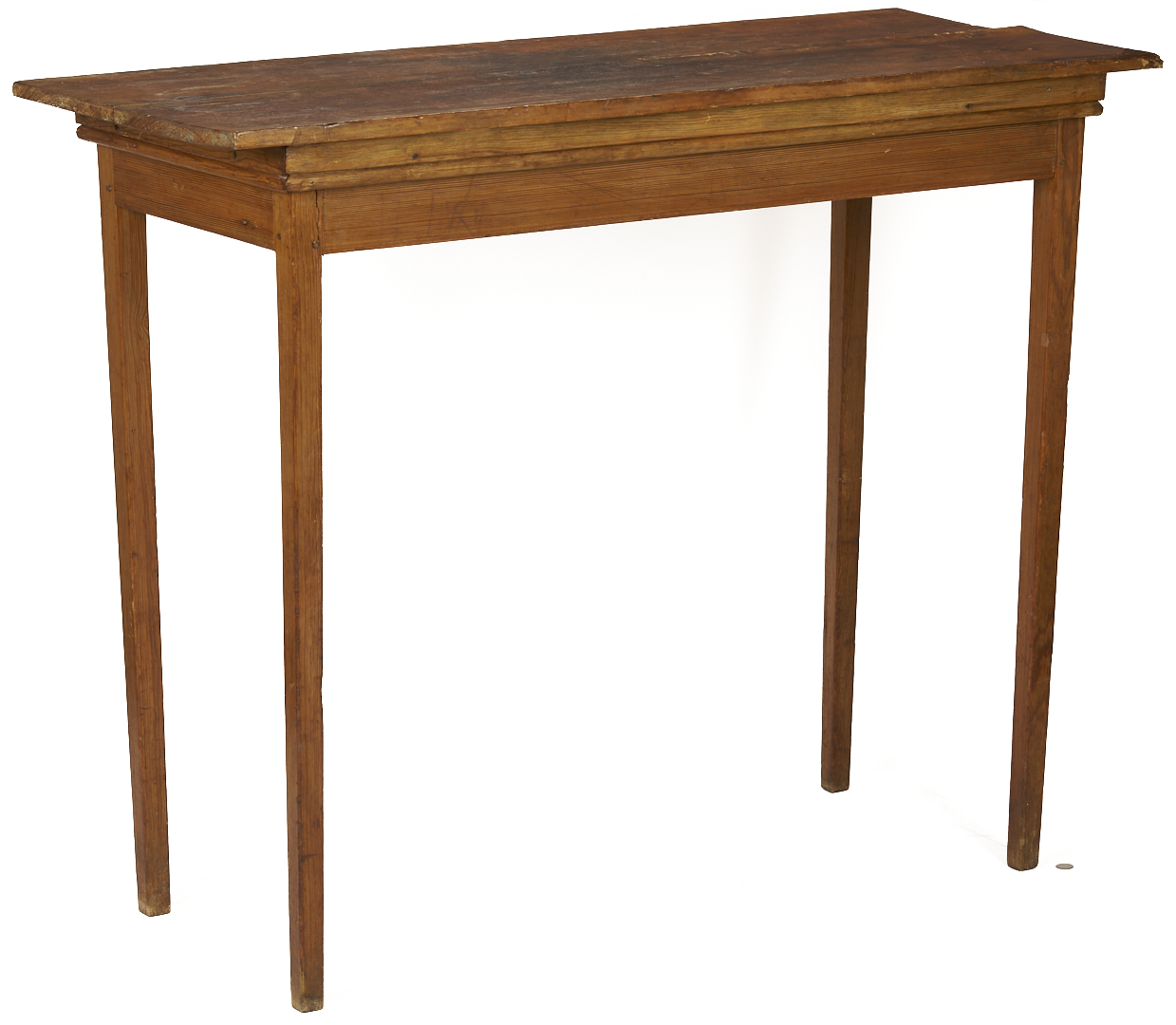 Lot 867: 19th Century Southern Yellow Pine Hunt Table or Hunt Board