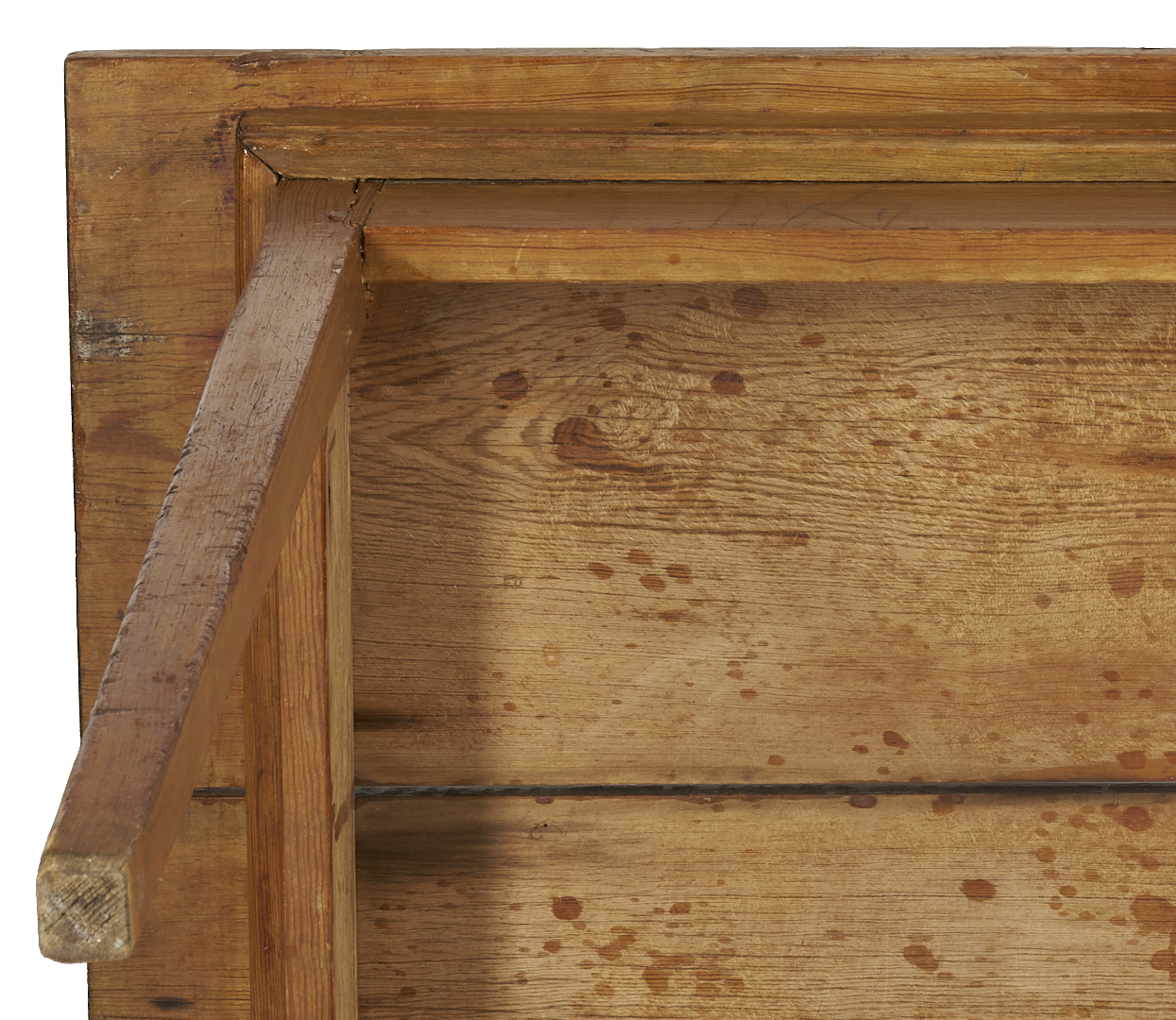 Lot 867: 19th Century Southern Yellow Pine Hunt Table or Hunt Board