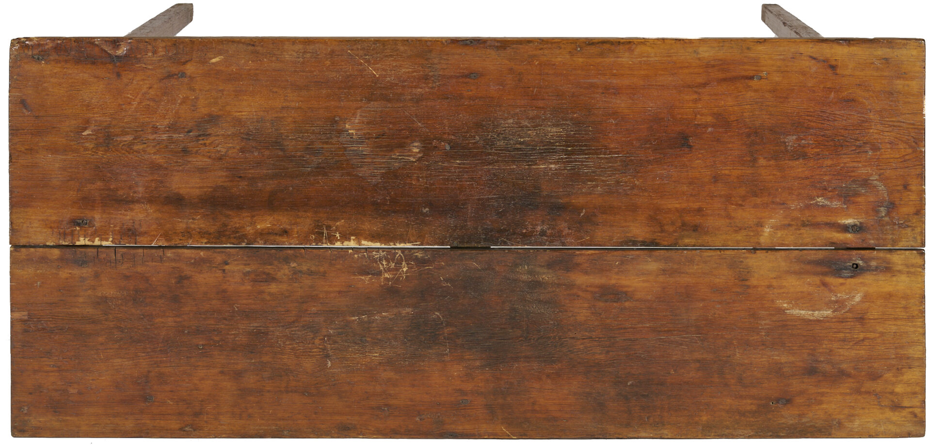 Lot 867: 19th Century Southern Yellow Pine Hunt Table or Hunt Board