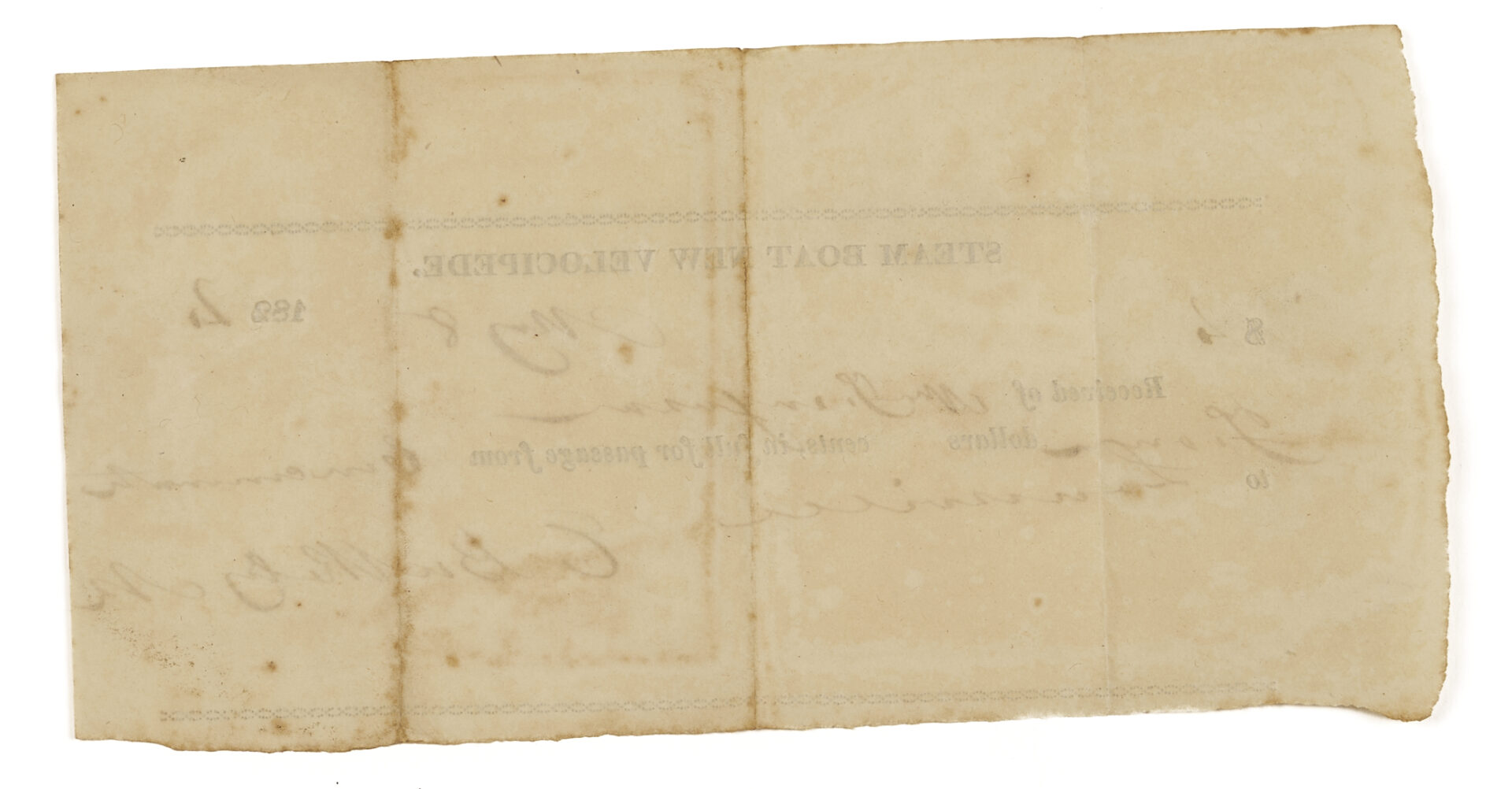 Lot 86: Profilet Coin Silver Ladle & Archive of Merrill/Ferguson Family, MS/LA Plantation