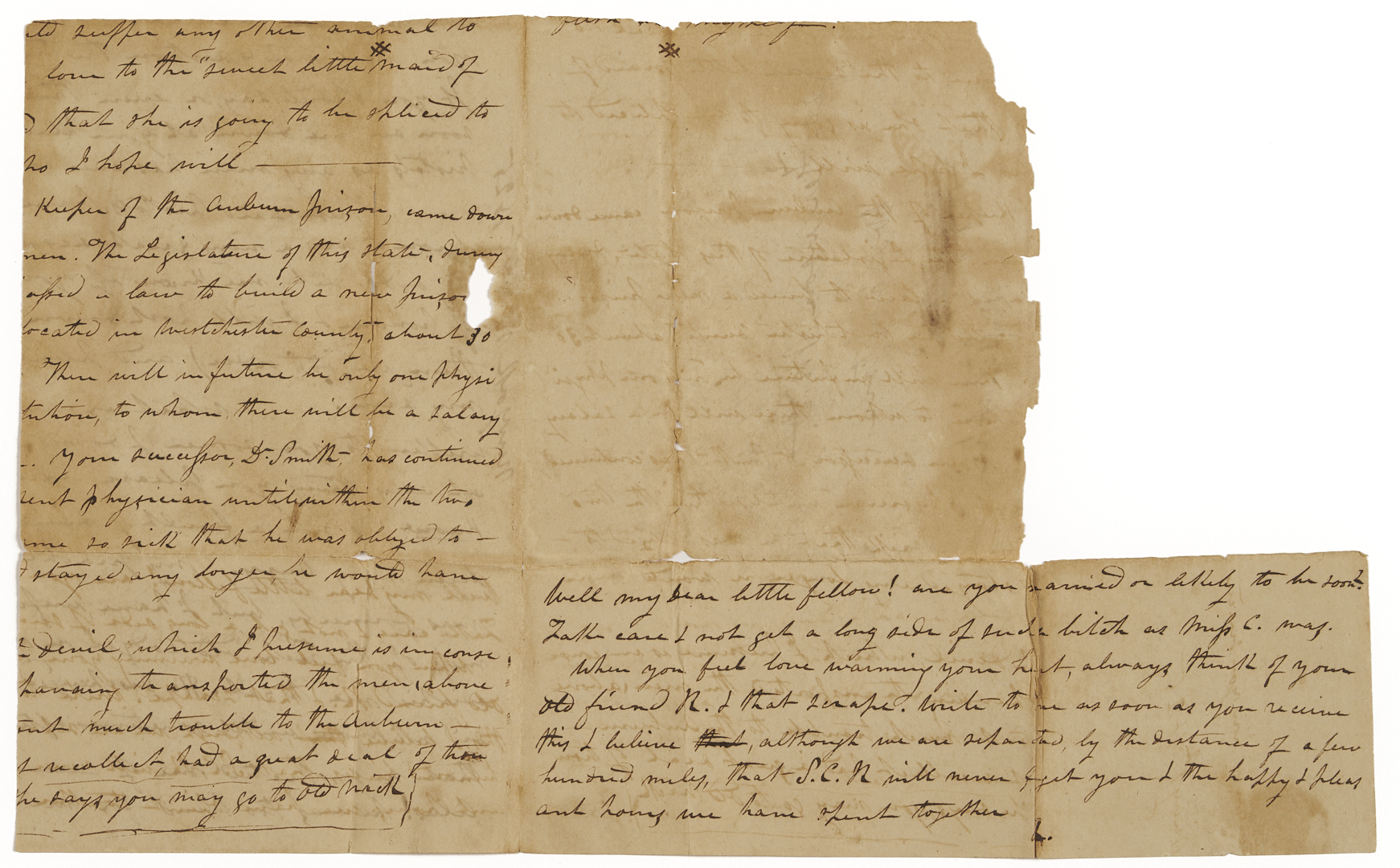 Lot 86: Profilet Coin Silver Ladle & Archive of Merrill/Ferguson Family, MS/LA Plantation