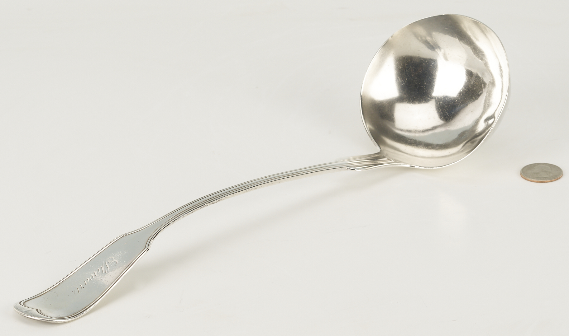 Lot 86: Profilet Coin Silver Ladle & Archive of Merrill/Ferguson Family, MS/LA Plantation