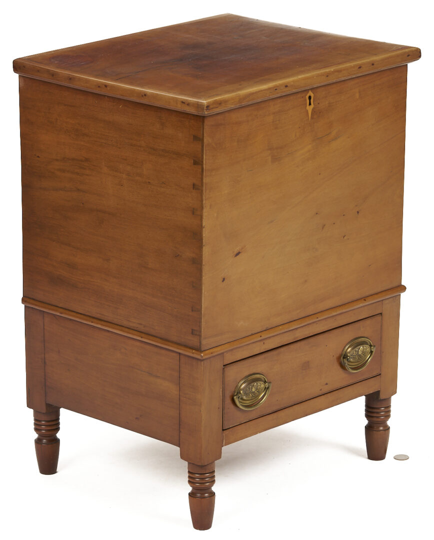 Lot 870: Middle TN Diminutive Cherry Sugar Chest