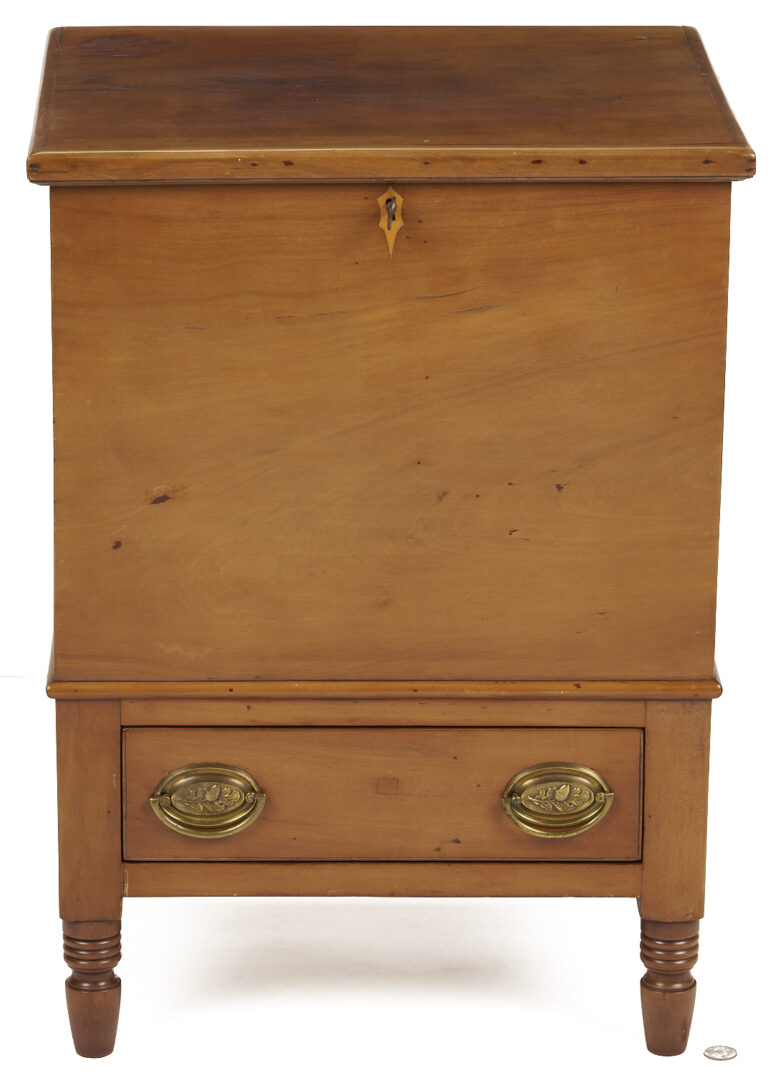 Lot 870: Middle TN Diminutive Cherry Sugar Chest