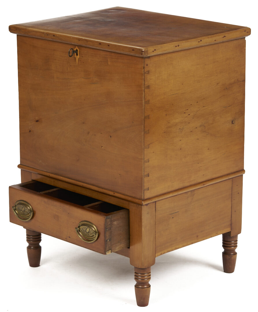 Lot 870: Middle TN Diminutive Cherry Sugar Chest