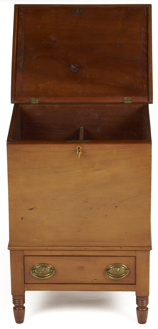 Lot 870: Middle TN Diminutive Cherry Sugar Chest
