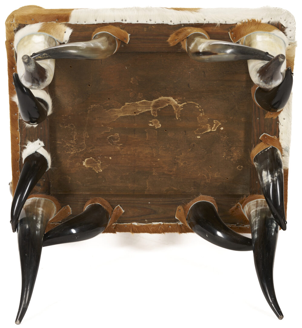 Lot 871: American Steer Horn Chair