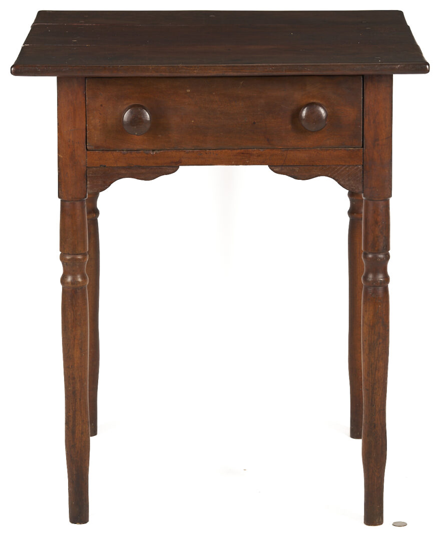 Lot 872: East TN Walnut One Drawer Table