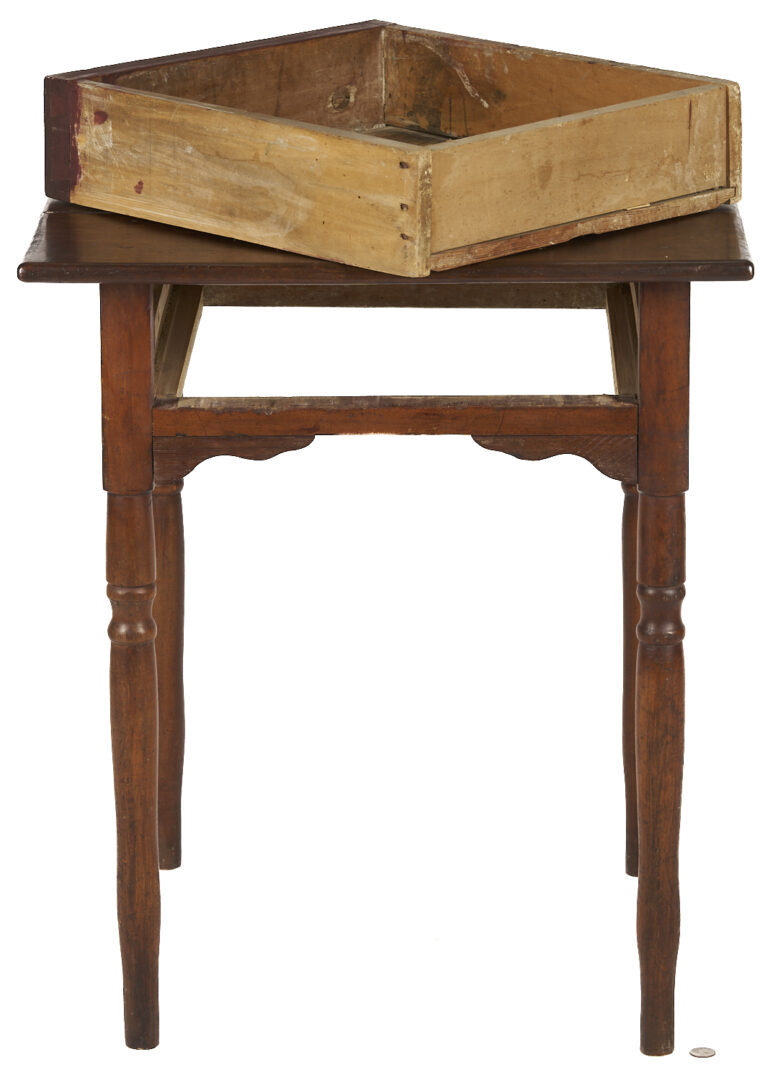 Lot 872: East TN Walnut One Drawer Table