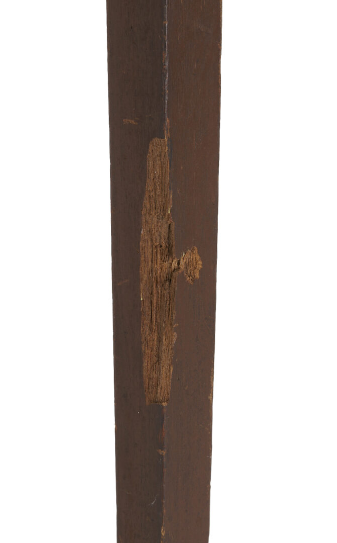 Lot 873: Kentucky Walnut Work Table, Scalloped Skirt