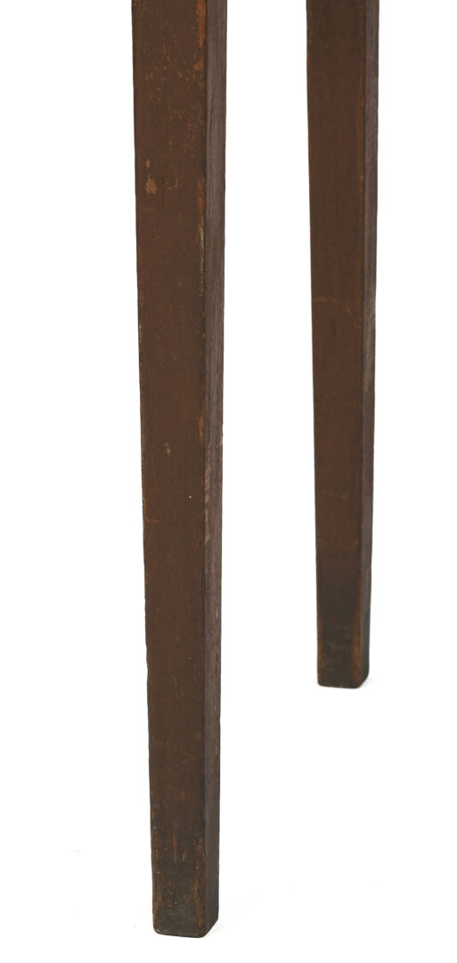 Lot 873: Kentucky Walnut Work Table, Scalloped Skirt