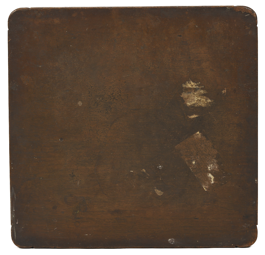 Lot 873: Kentucky Walnut Work Table, Scalloped Skirt