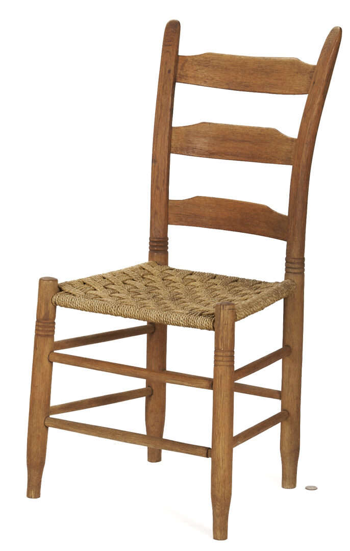 Lot 874: 2 TN 19th C. Chairs Incl. Dick Poyner