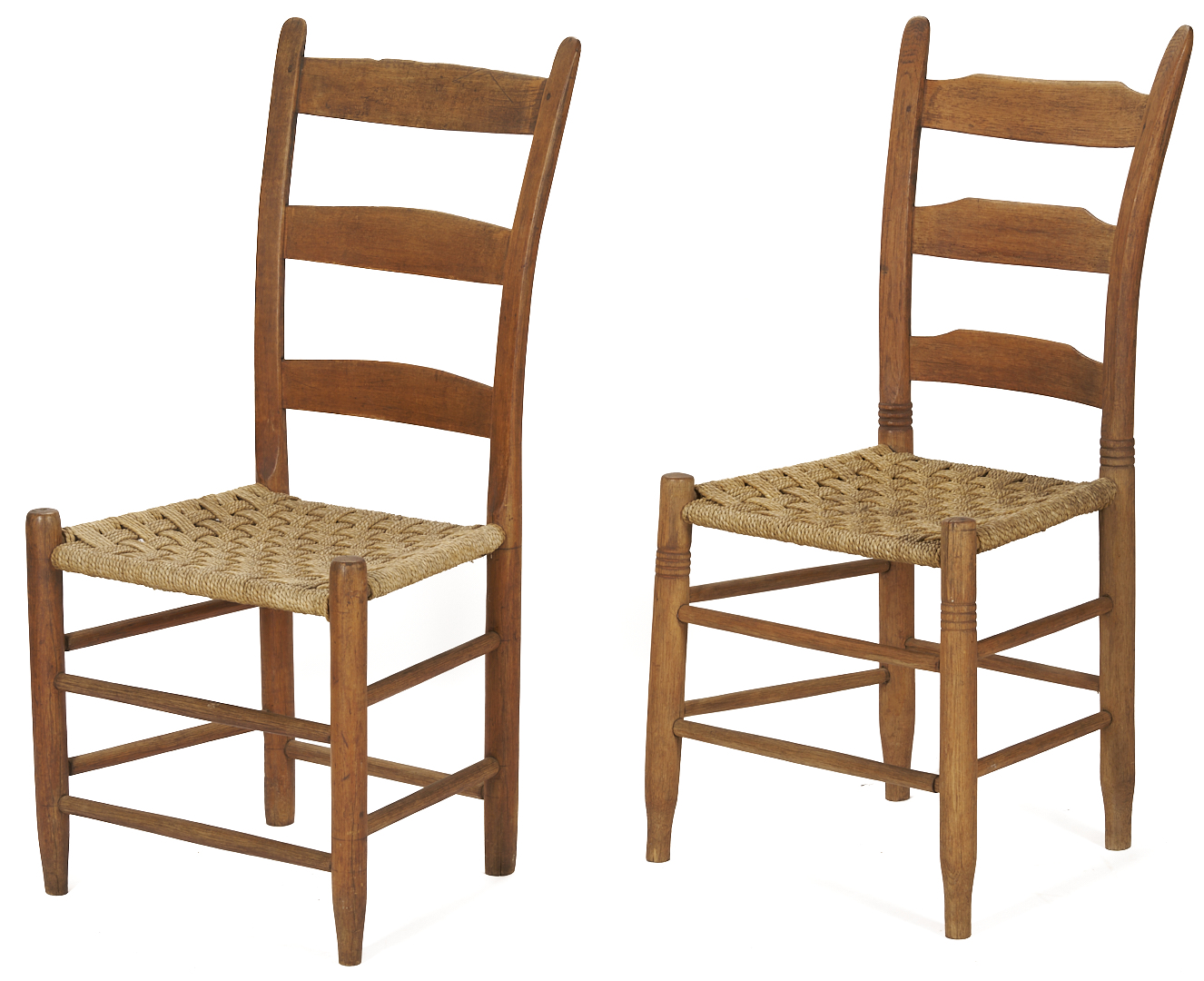 Lot 874: 2 TN 19th C. Chairs Incl. Dick Poyner