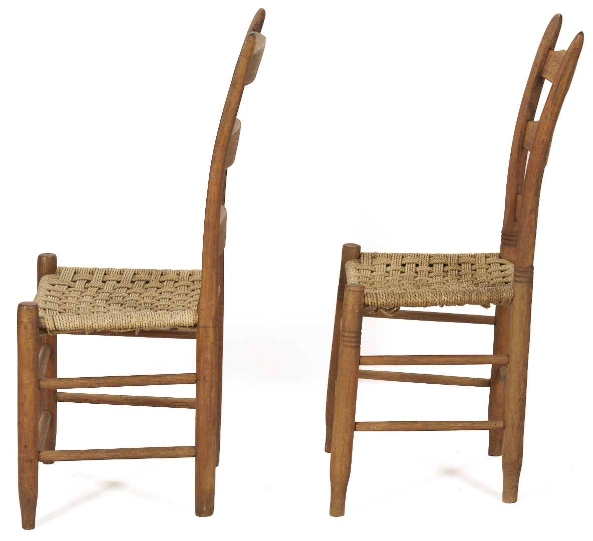 Lot 874: 2 TN 19th C. Chairs Incl. Dick Poyner