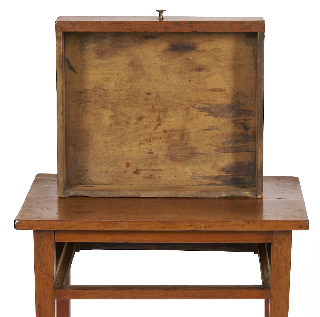Lot 875: Diminutive East TN One-Drawer Hepplewhite Stand