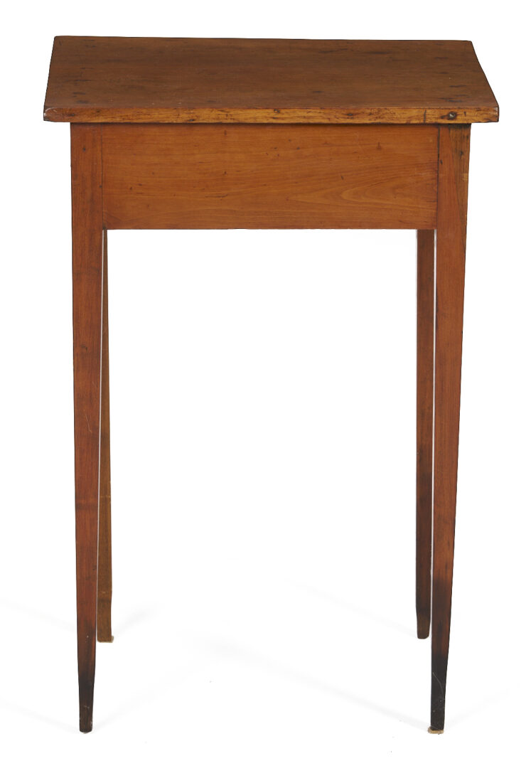 Lot 875: Diminutive East TN One-Drawer Hepplewhite Stand