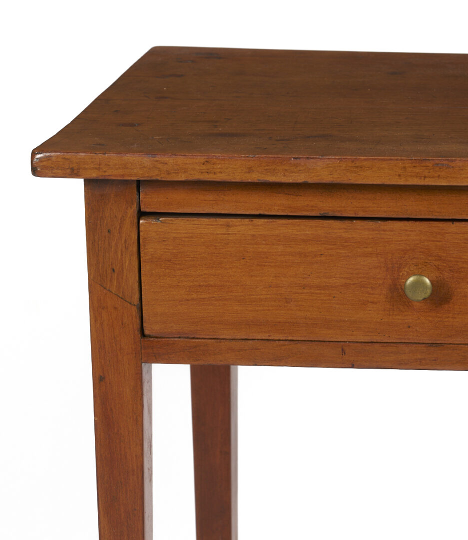 Lot 875: Diminutive East TN One-Drawer Hepplewhite Stand