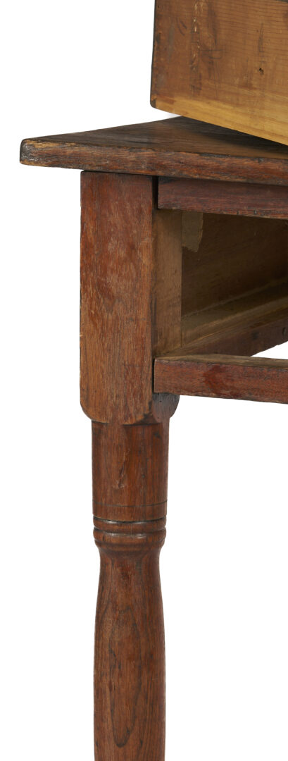 Lot 876: Walnut One Drawer Table