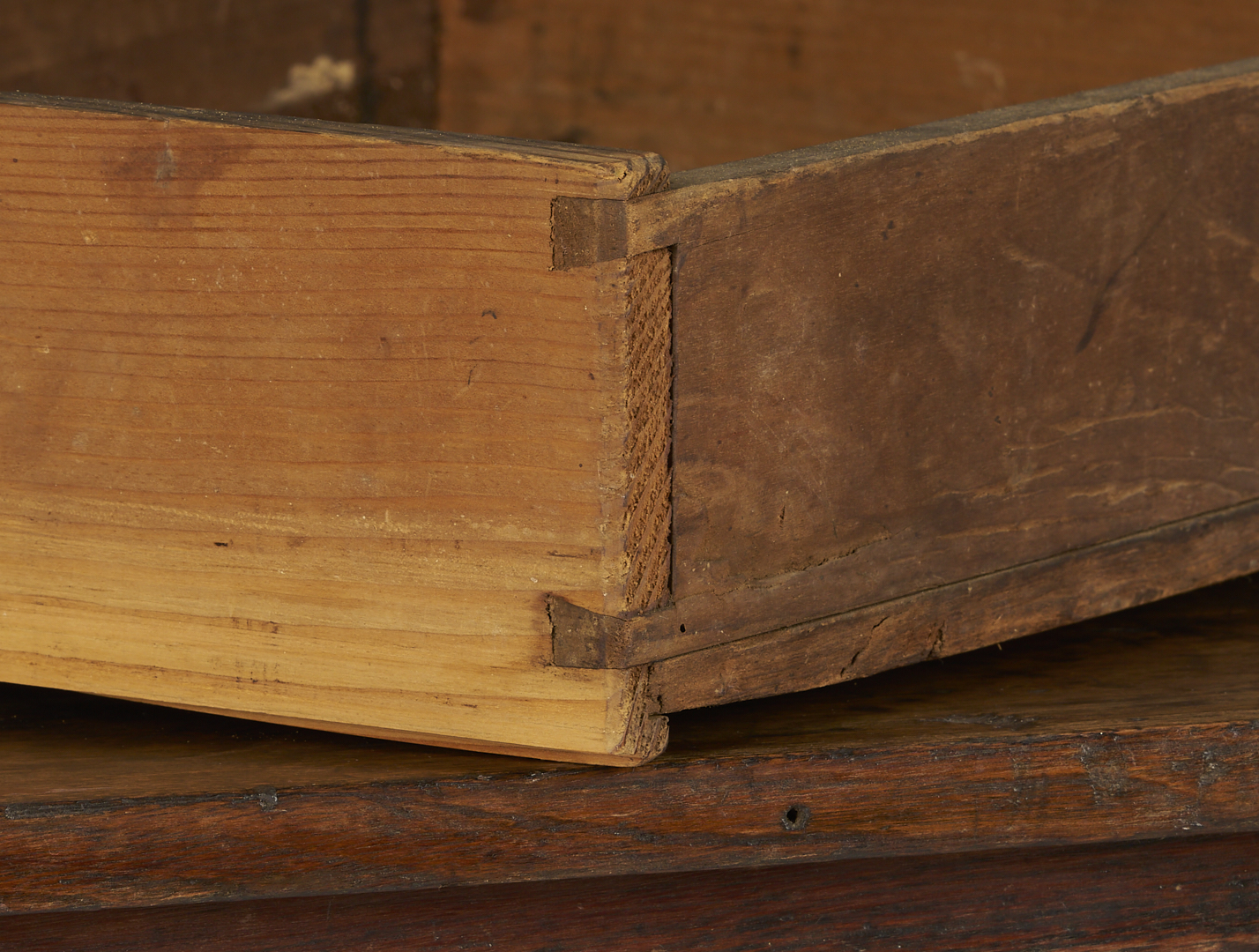 Lot 876: Walnut One Drawer Table