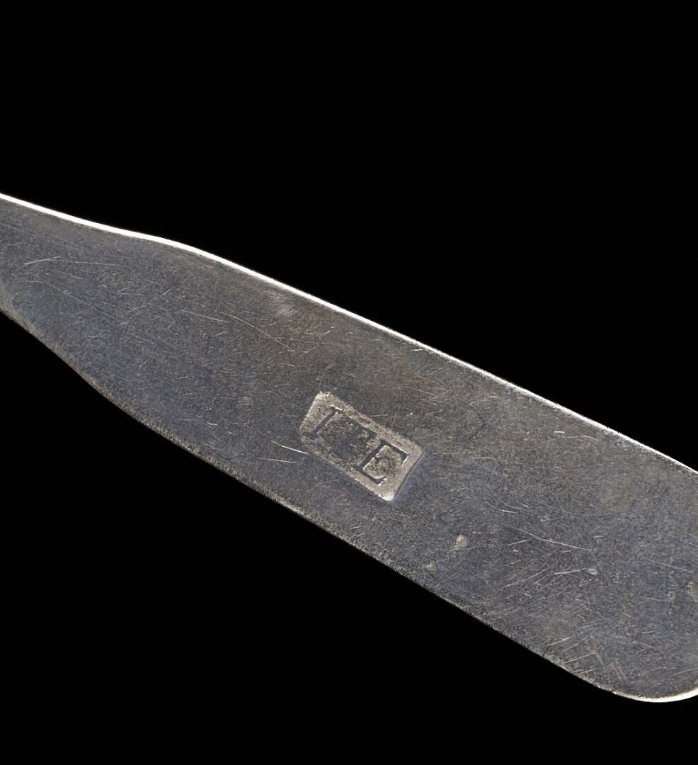 Lot 87: 2 Coin Silver Spoons attrib. Elliston, Nashville