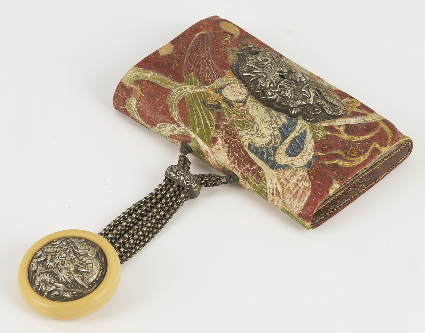 Lot 881: Tobacco Pouch and 5 Snuff Bottles, Including Jade